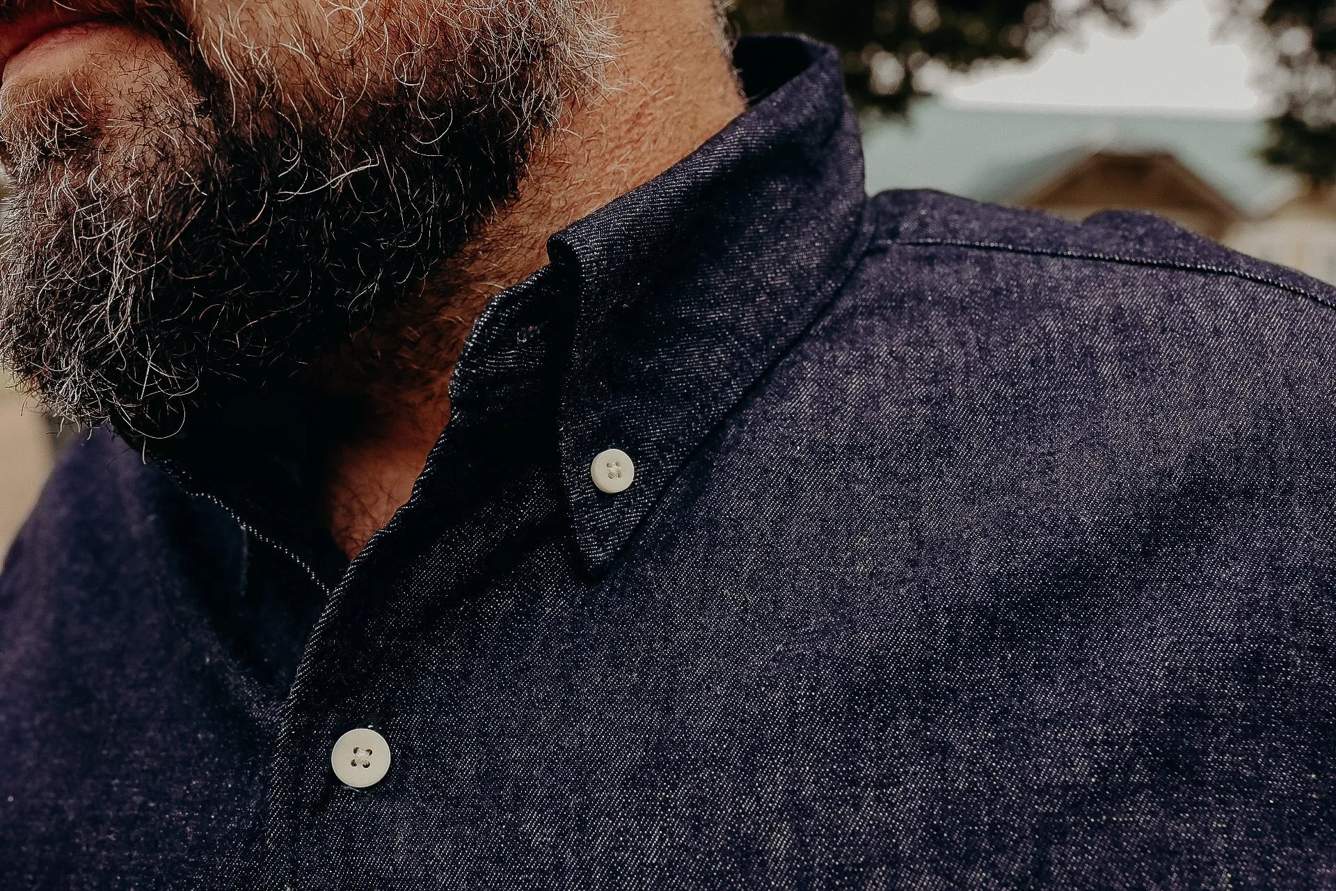 6oz Denim Button Down Shirt 502555