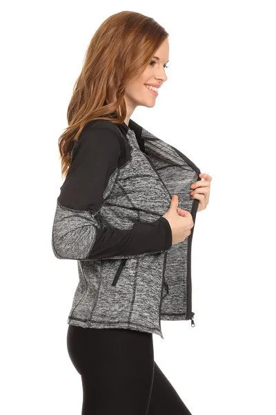 Active Wear Zip Up Jacket