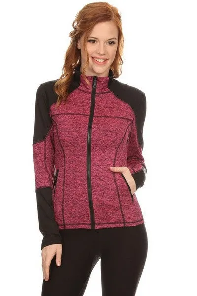 Active Wear Zip Up Jacket