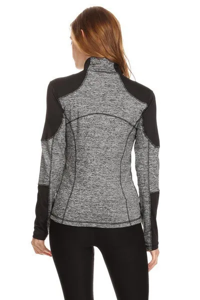 Active Wear Zip Up Jacket