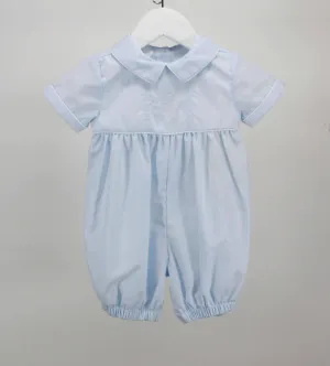 Baby Blessings-Light Blue Believe In God Oliver Romper