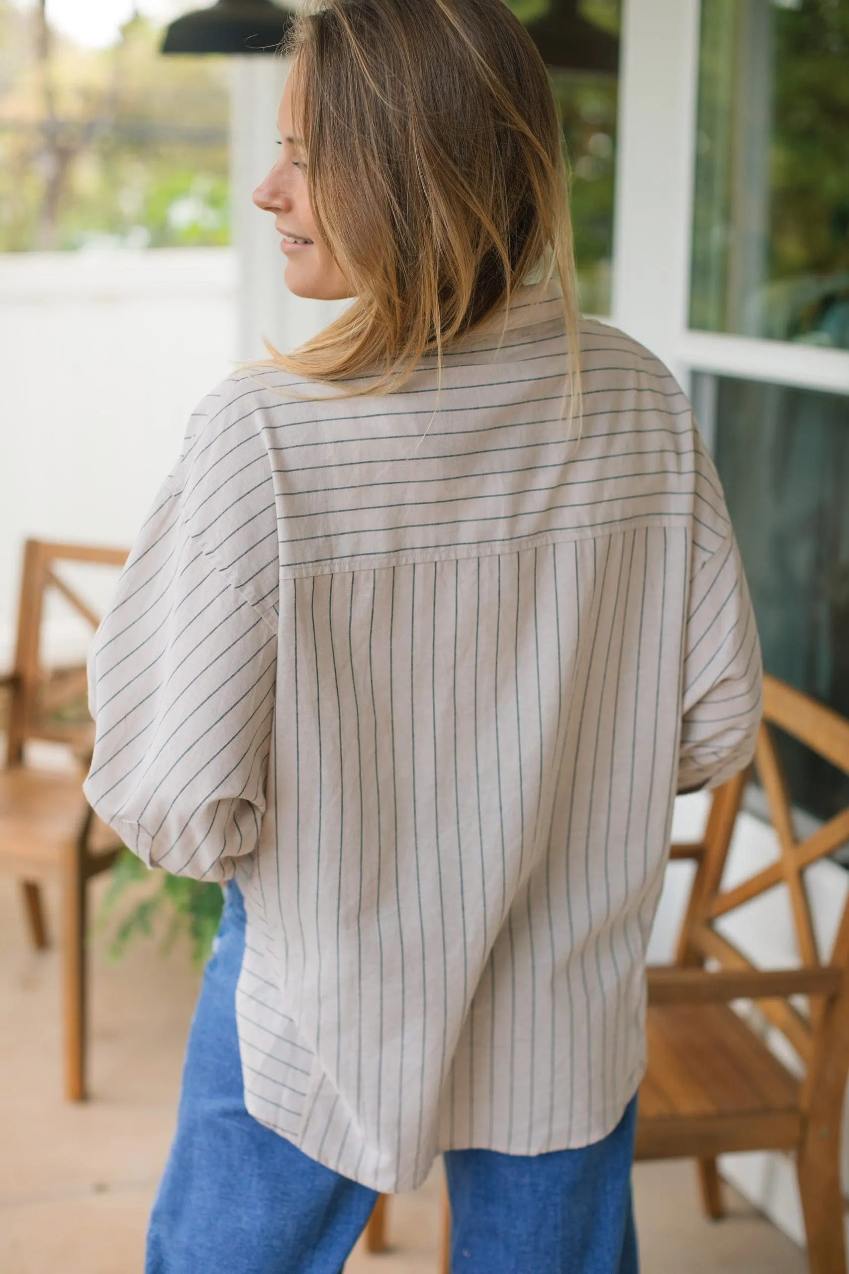 Bradford Button Down - Beige
