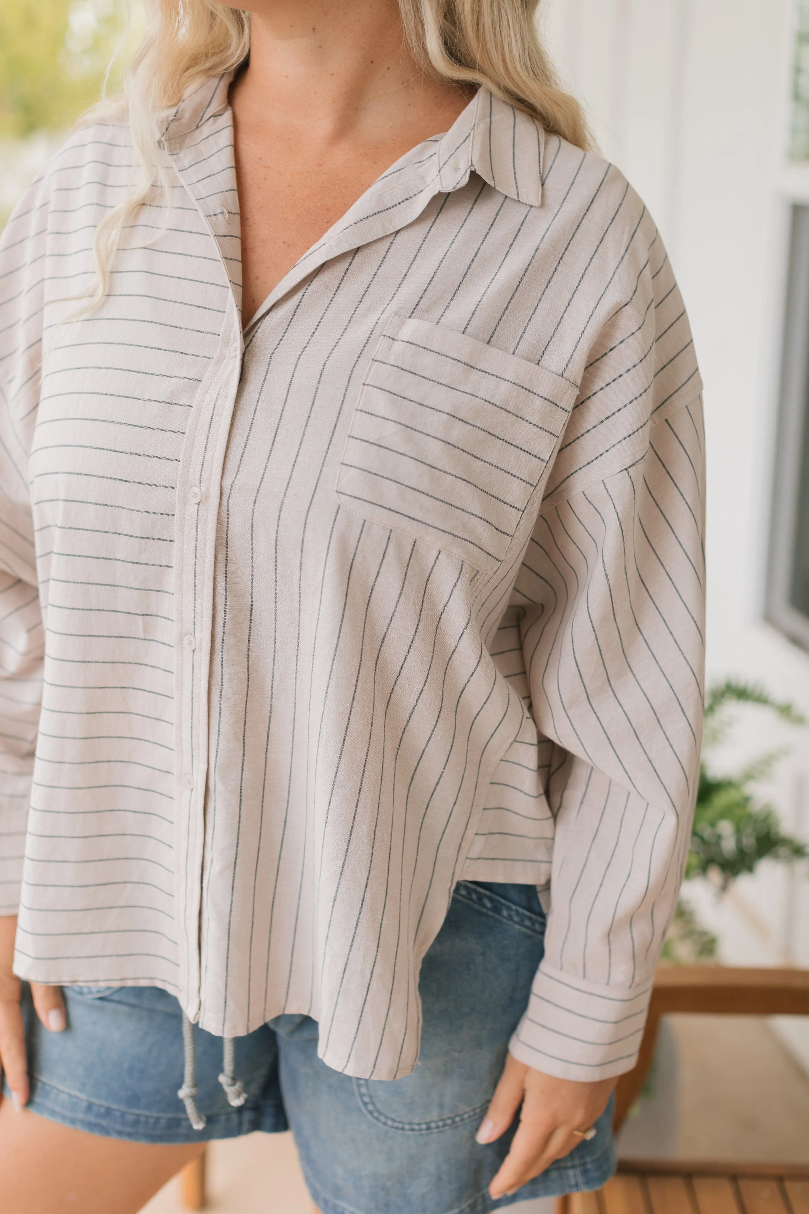 Bradford Button Down - Beige