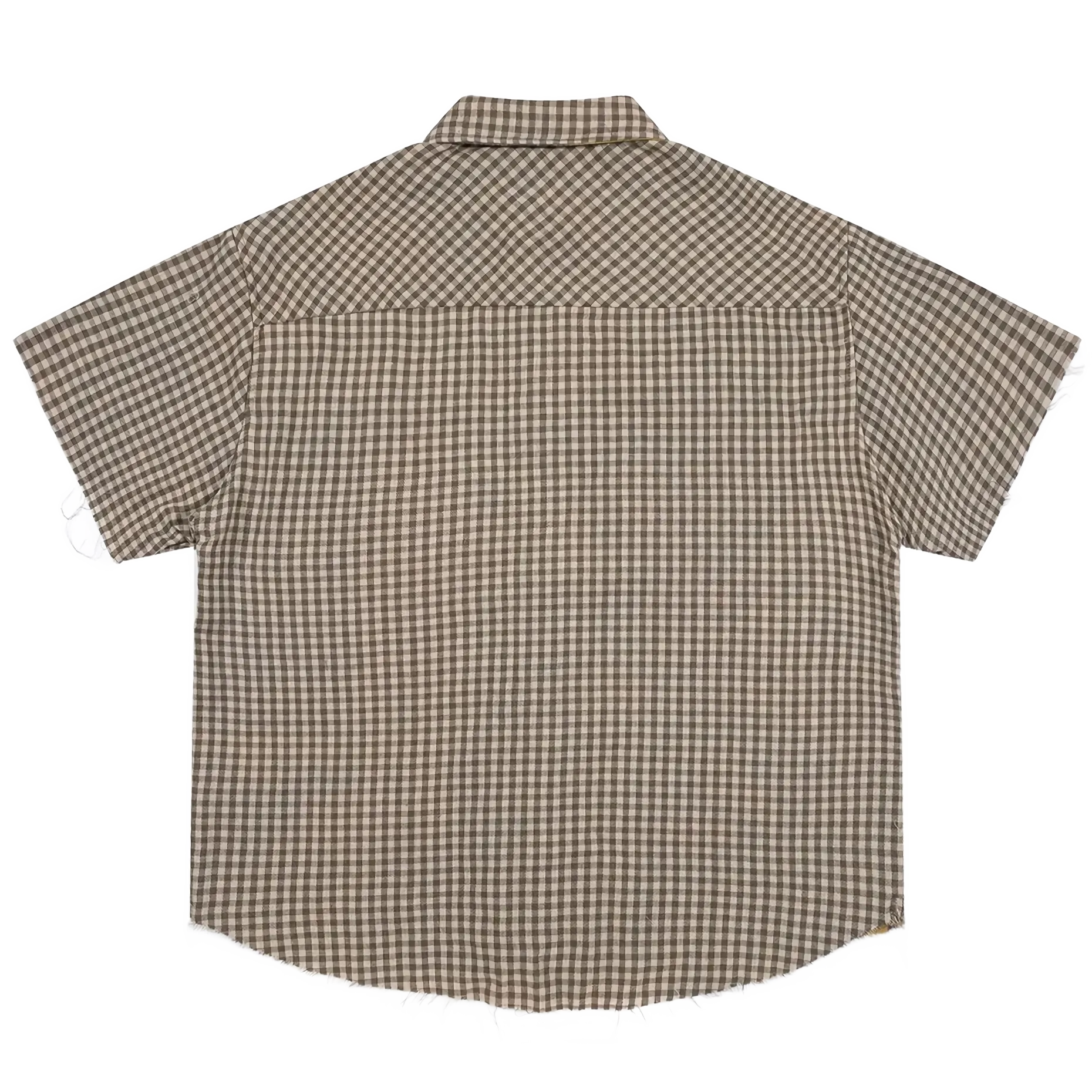 'Canvas' Reversible Woven Cotton Button Up
