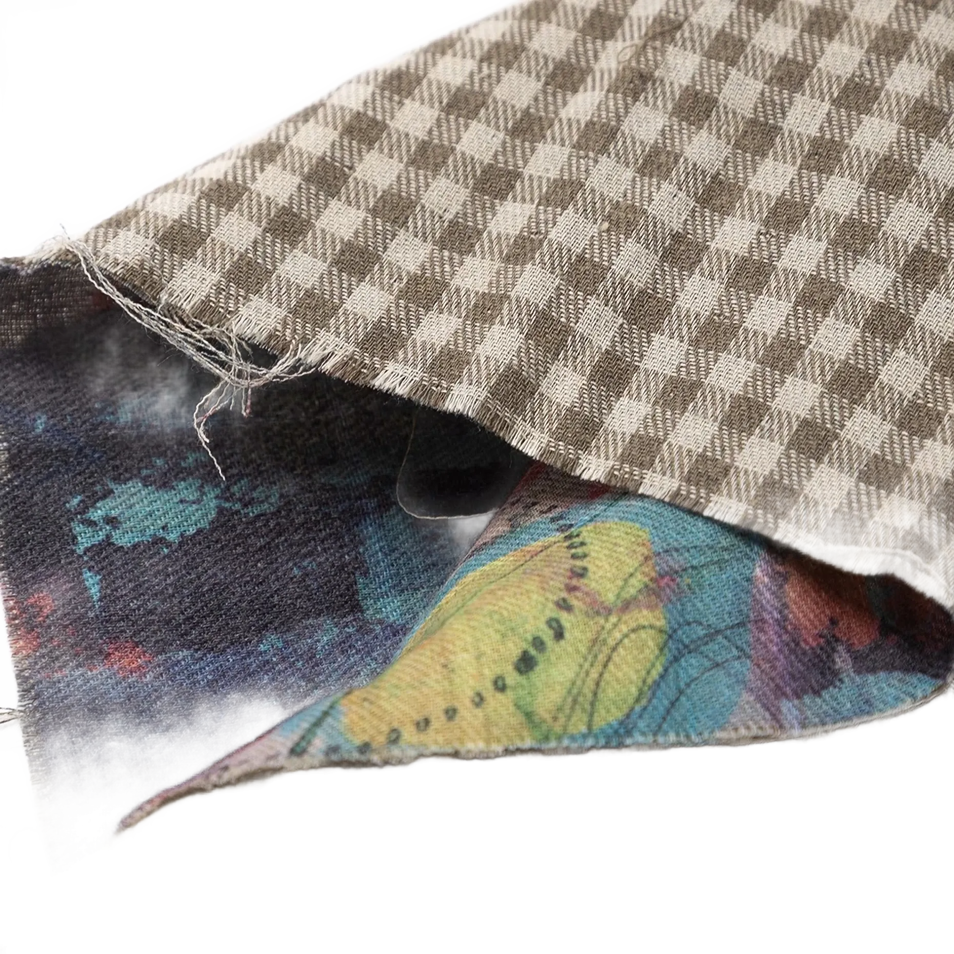 'Canvas' Reversible Woven Cotton Button Up