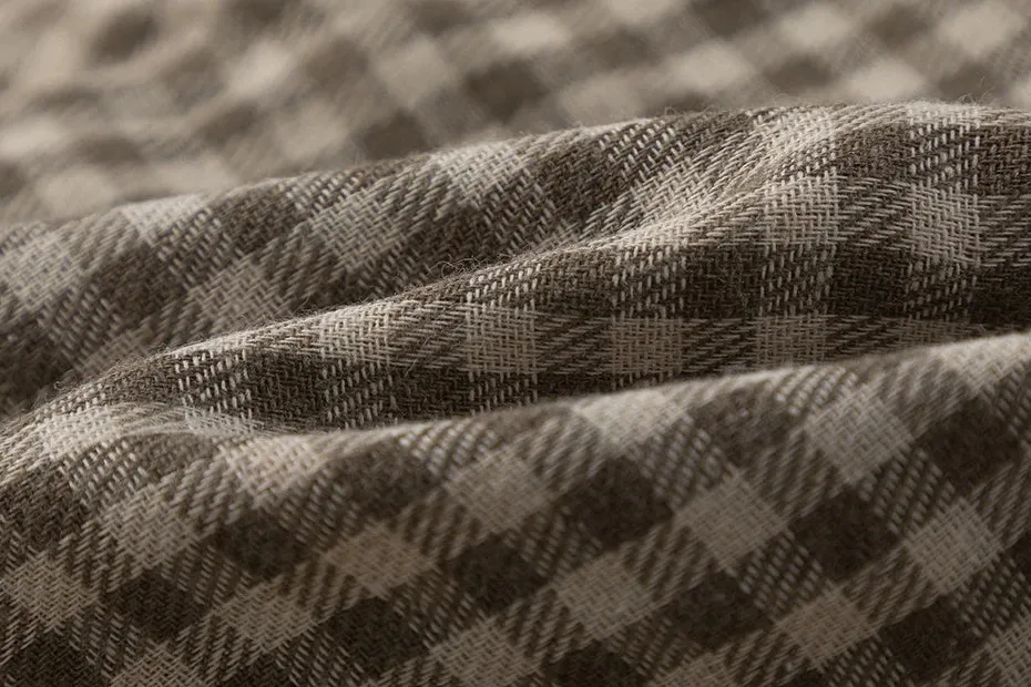 'Canvas' Reversible Woven Cotton Button Up