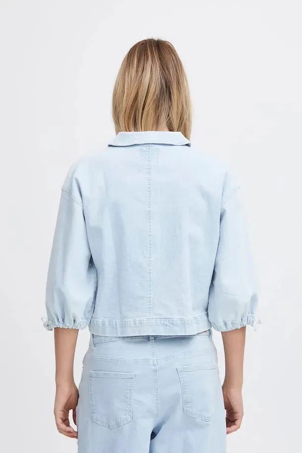 Carley Denim Jacket (Light Blue Wash)