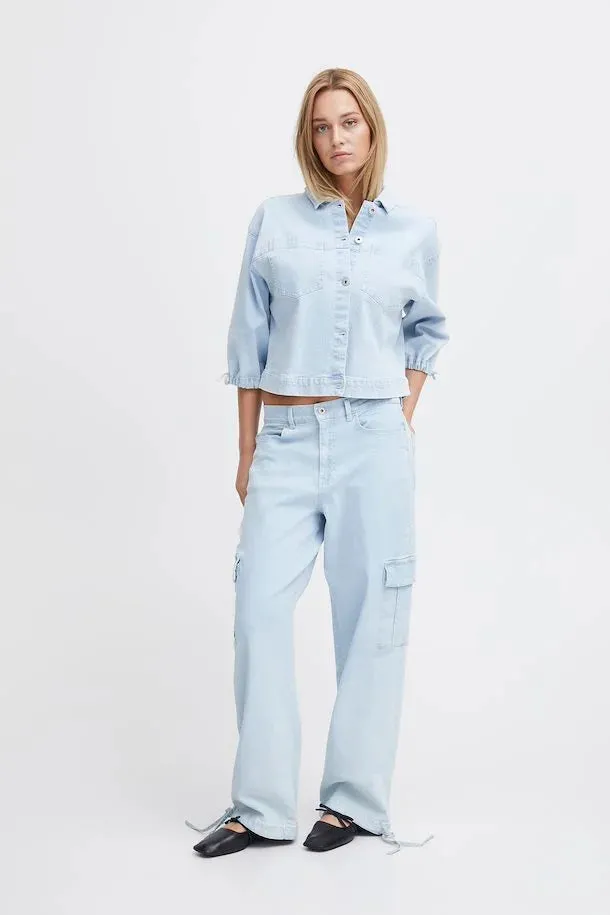 Carley Denim Jacket (Light Blue Wash)