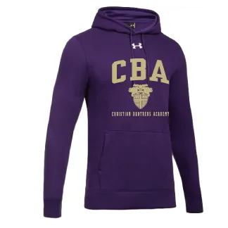CBA- Under Armour® Hustle Hoodie, Purple