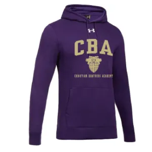 CBA- Under Armour® Hustle Hoodie, Purple