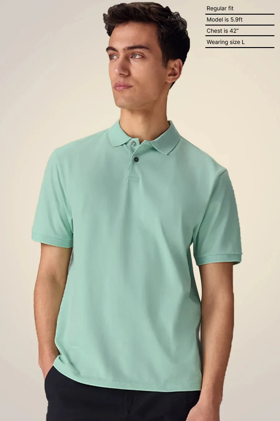 Classic Polo in Teal