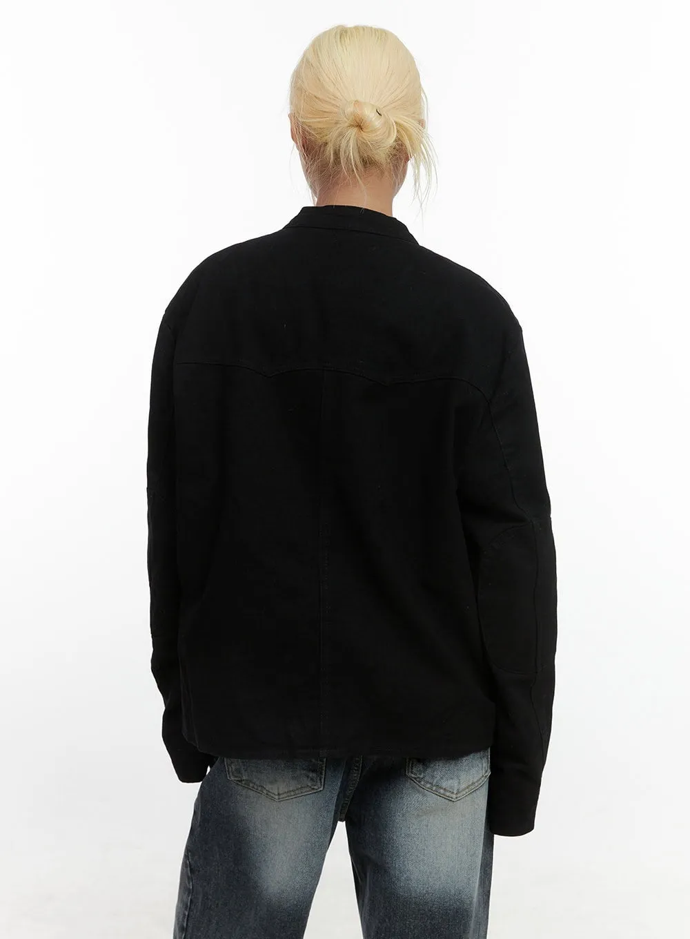 Classic Zip-Up Cotton Jacket CS426
