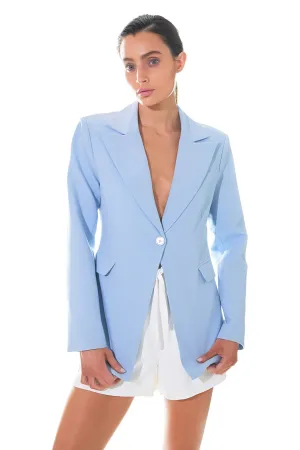 Grey Lab - One Button Fitted Blazer