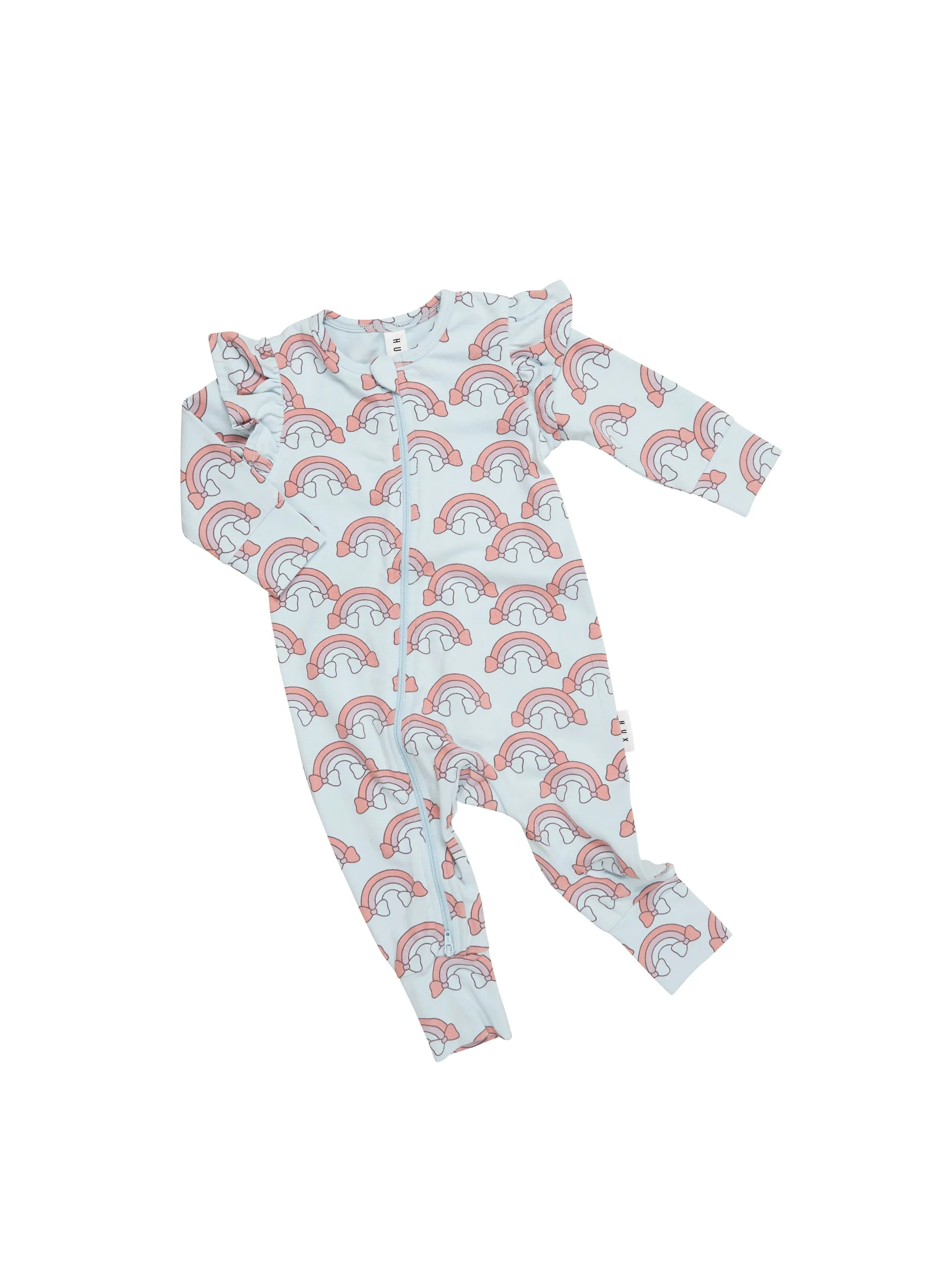 Huxbaby Rainbow Zip Romper