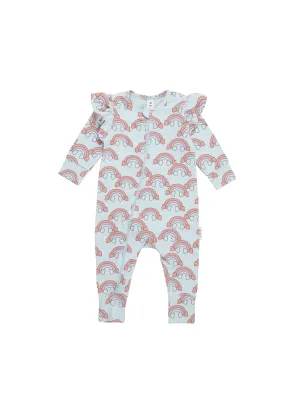 Huxbaby Rainbow Zip Romper