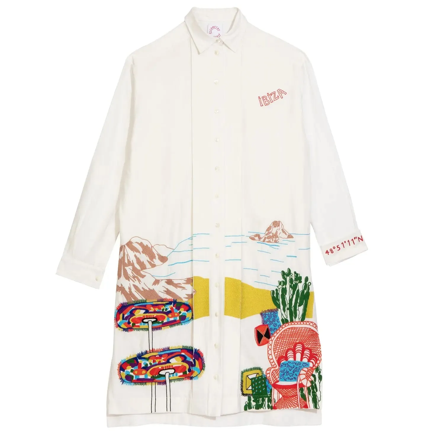 Ibiza, Spain, Palma de Mallorca - K-shirt button down