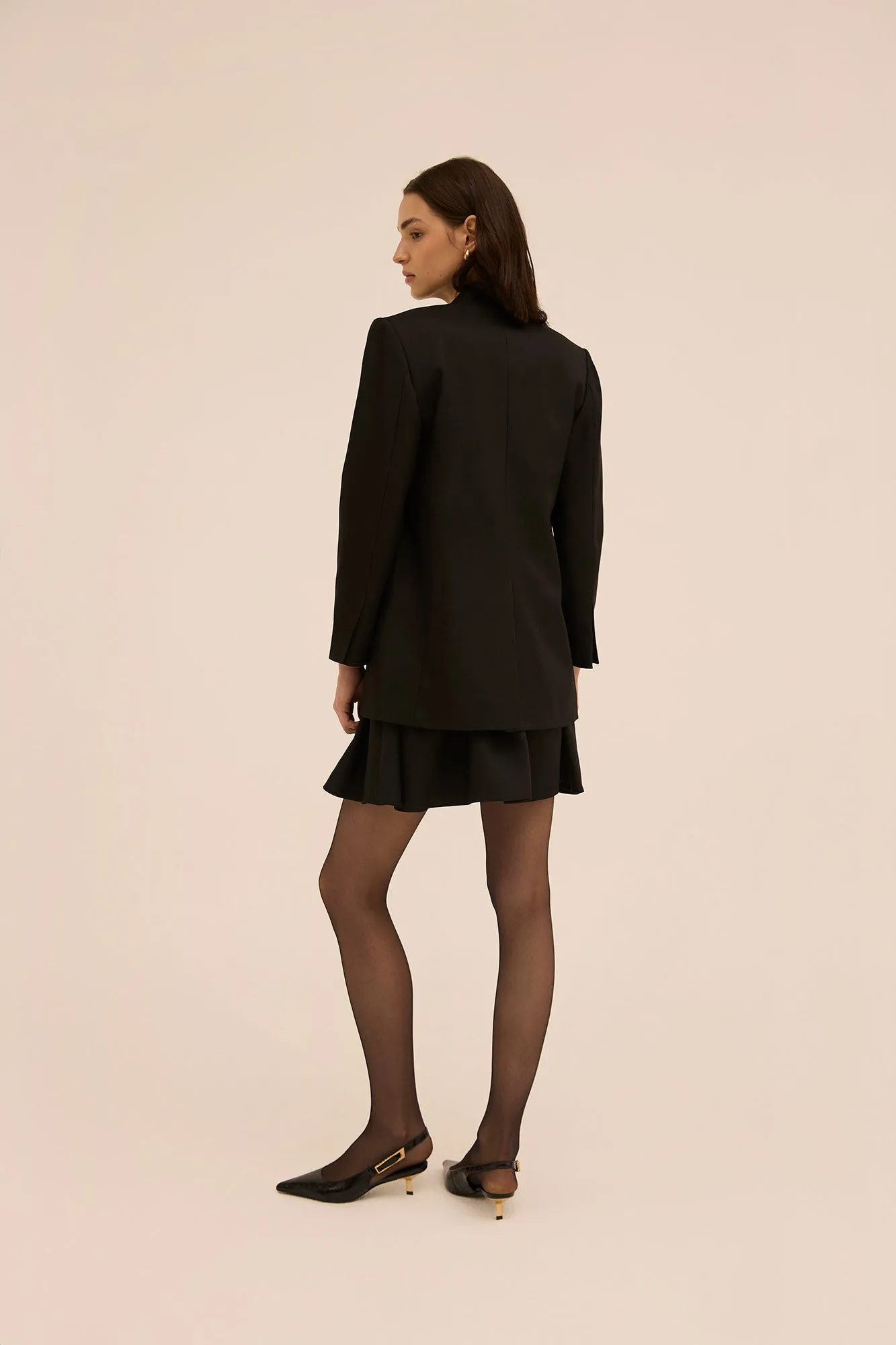 Jeel Boxy Blazer in Black