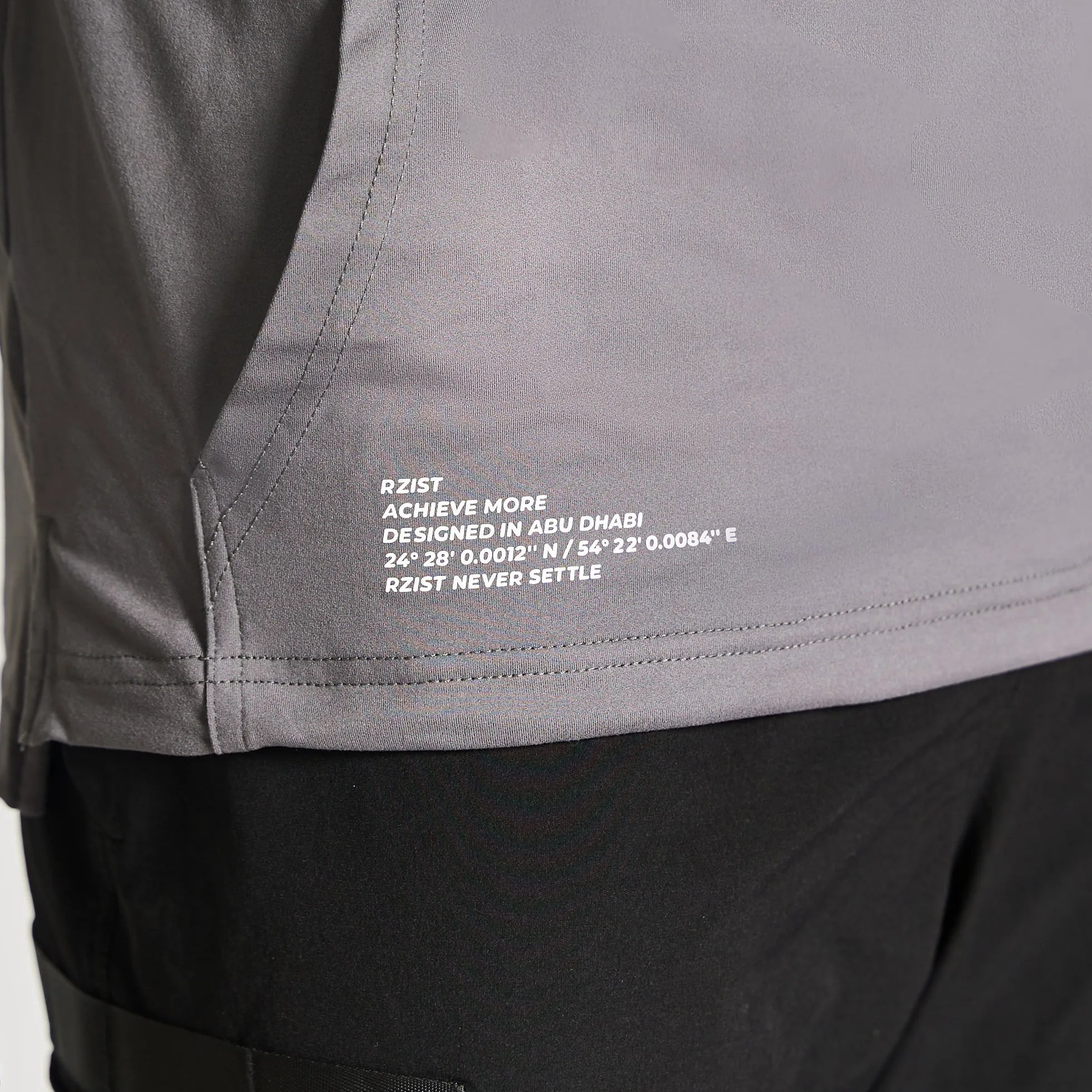 Lightweight Short Sleeve Hoodie - Grey