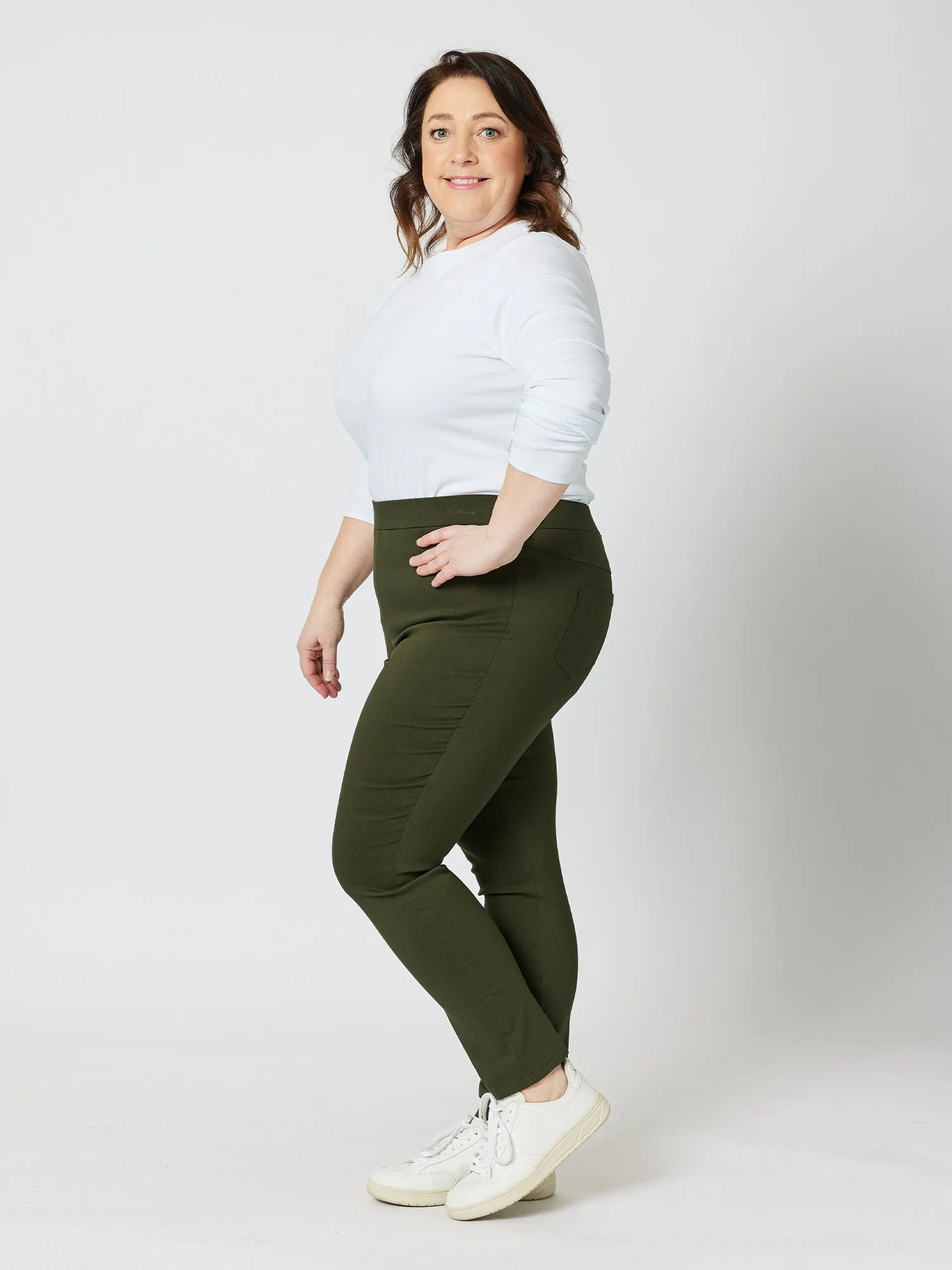 Mechanical Strength Slim Leg Pant