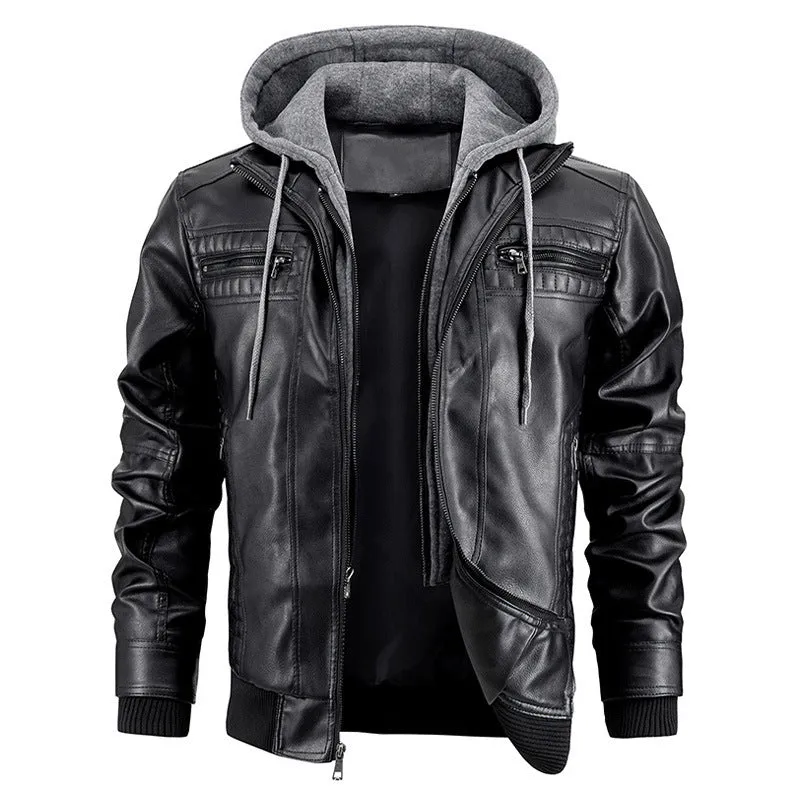Men’s Zip-Up Hooded Sports Jacket