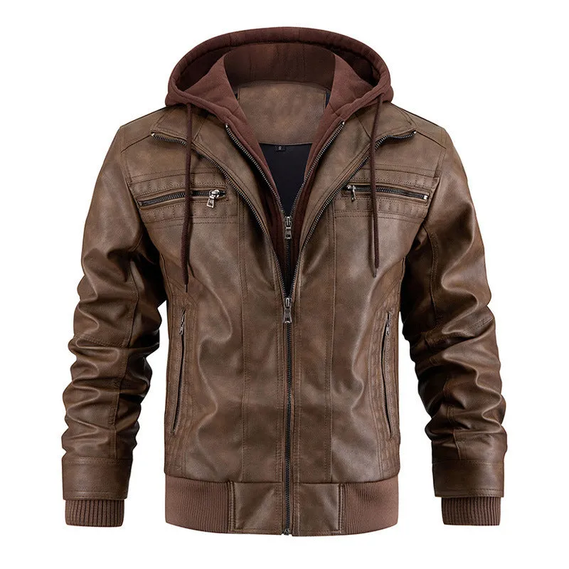 Men’s Zip-Up Hooded Sports Jacket