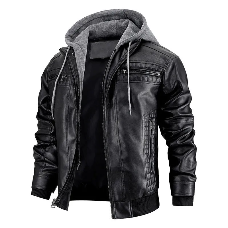 Men’s Zip-Up Hooded Sports Jacket
