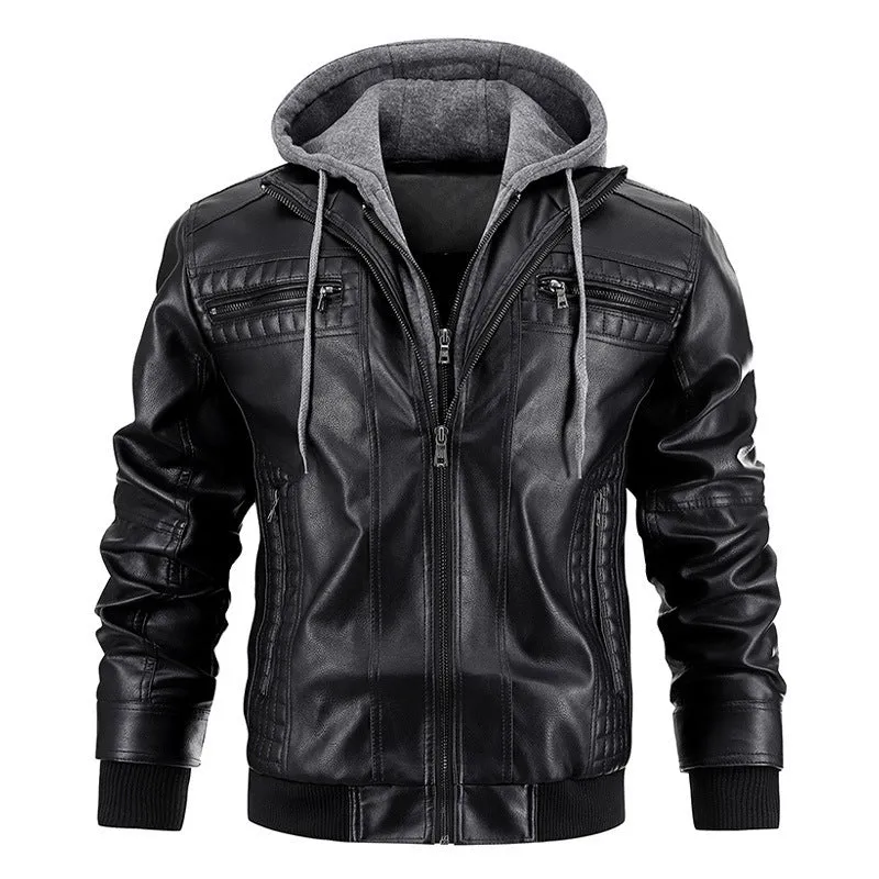 Men’s Zip-Up Hooded Sports Jacket