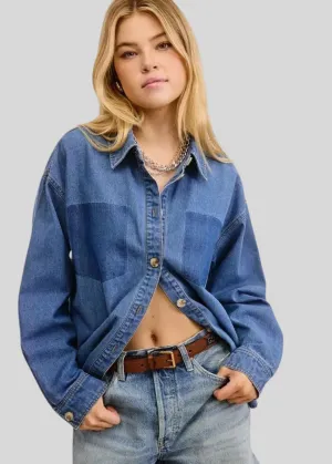 Mimosa Denim Button Down Shirt