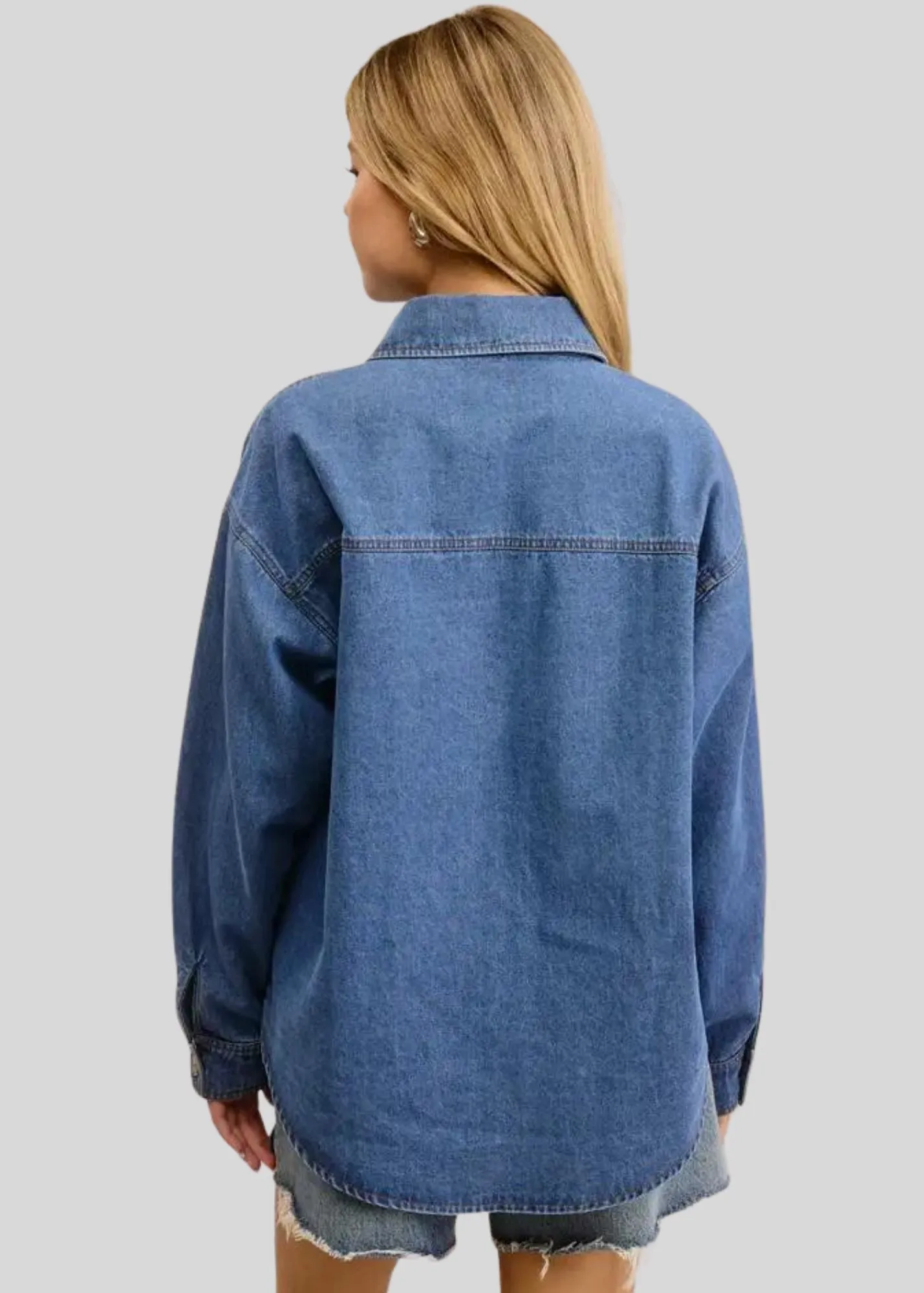 Mimosa Denim Button Down Shirt