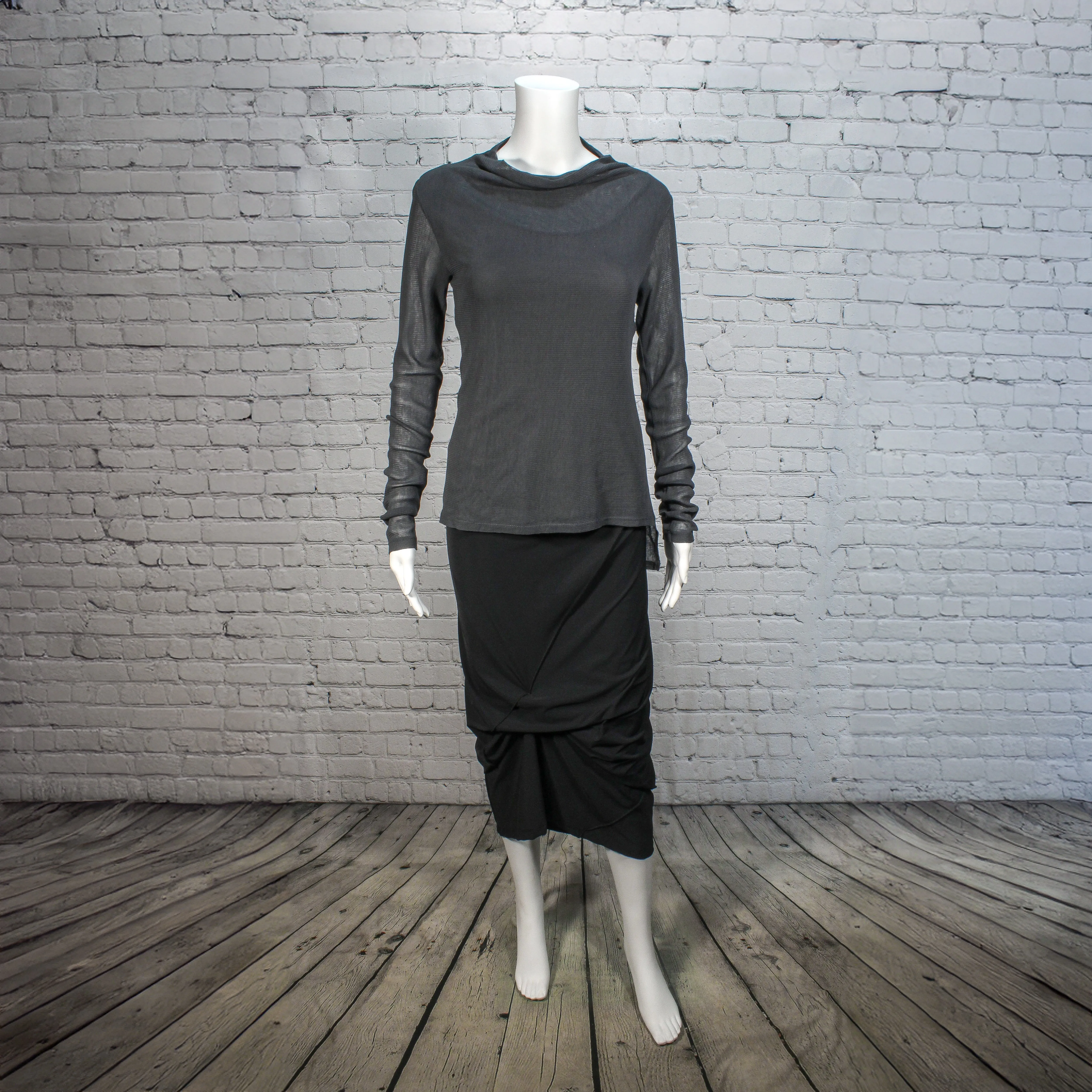 NEW! Hoodoo Top in Truffle Cotton Mesh by Porto