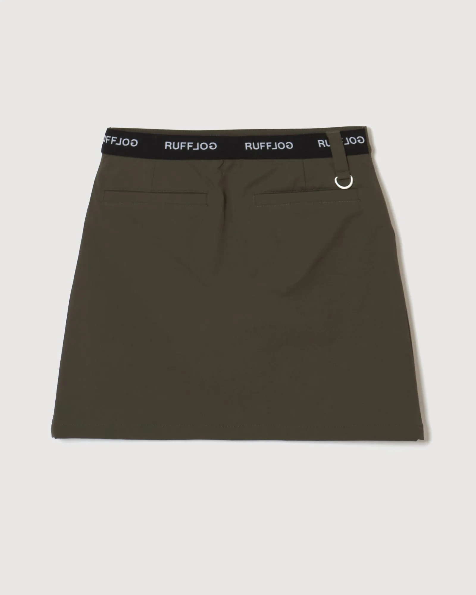 OUT POKET STRETCH SKIRT KHAKI