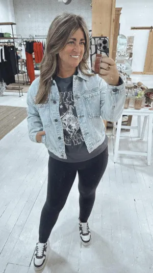 Relaxed Trucker Denim Jacket