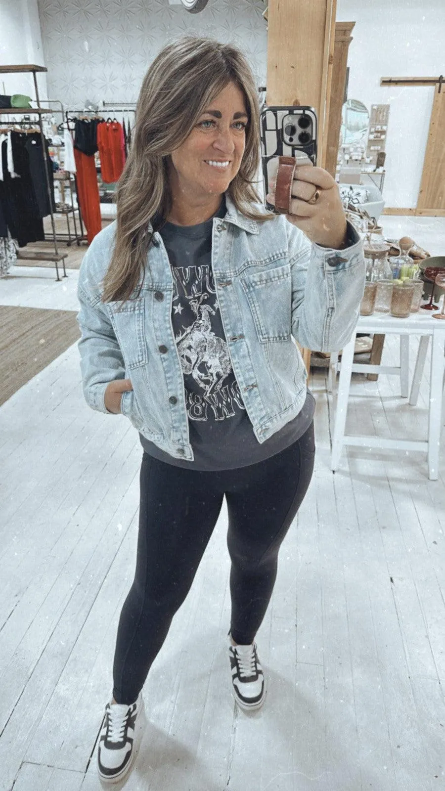 Relaxed Trucker Denim Jacket
