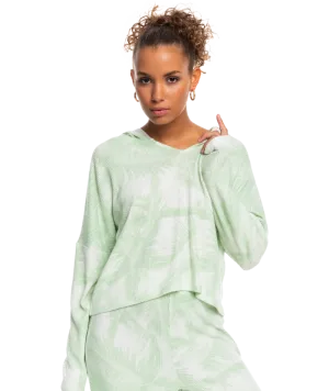 Roxy Endless Daze Hooded L/S Shirt-Sprucetone