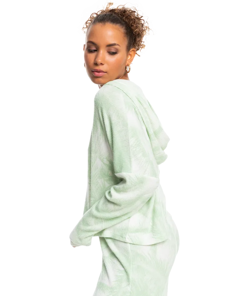 Roxy Endless Daze Hooded L/S Shirt-Sprucetone
