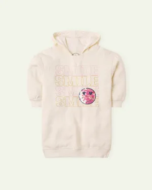 Smile Hoodie Sweat Dress
