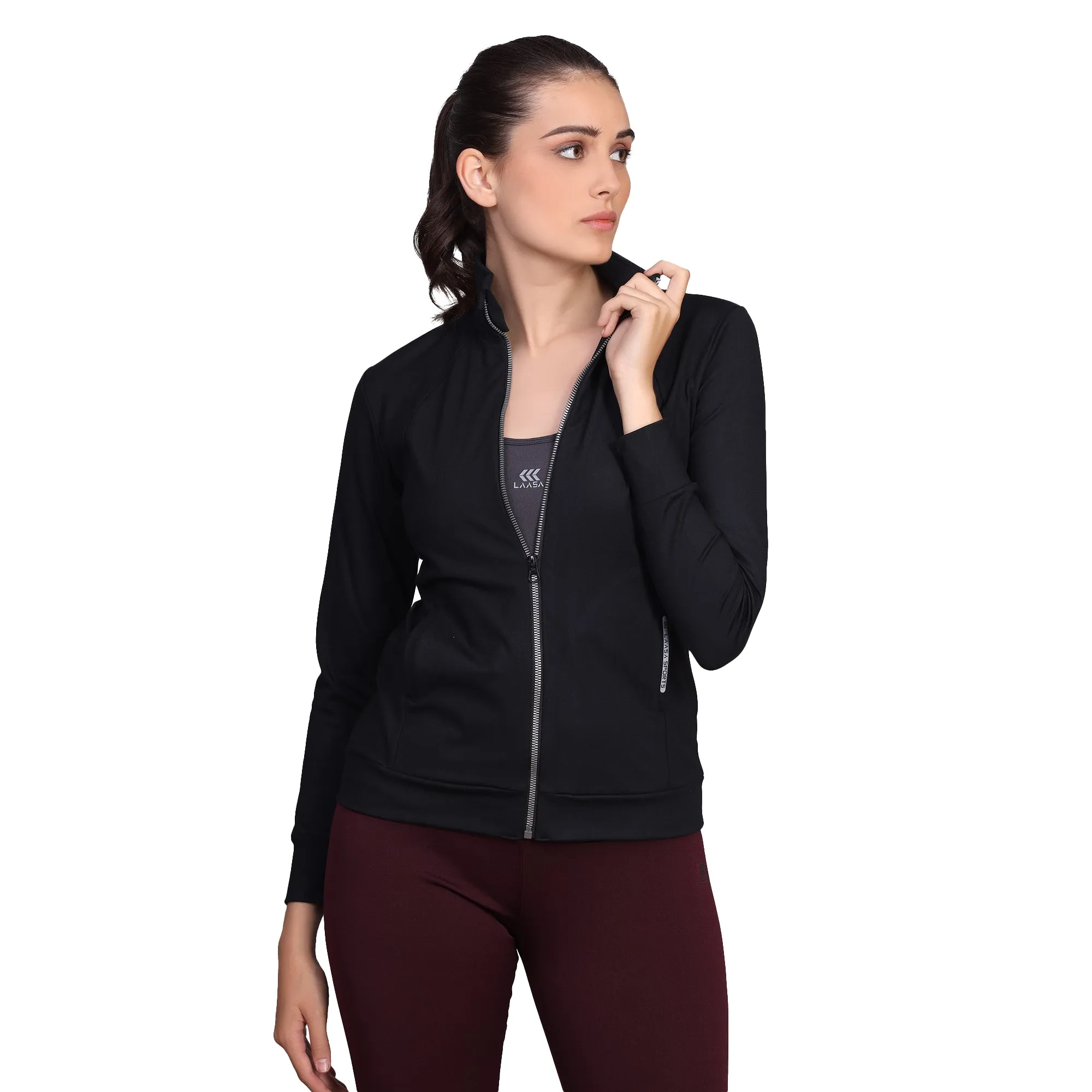 SOFT TOUCH ZIP UP ATHLEISURE JACKET