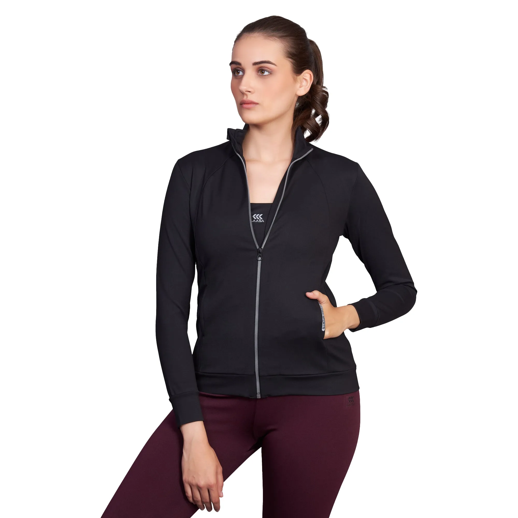 SOFT TOUCH ZIP UP ATHLEISURE JACKET