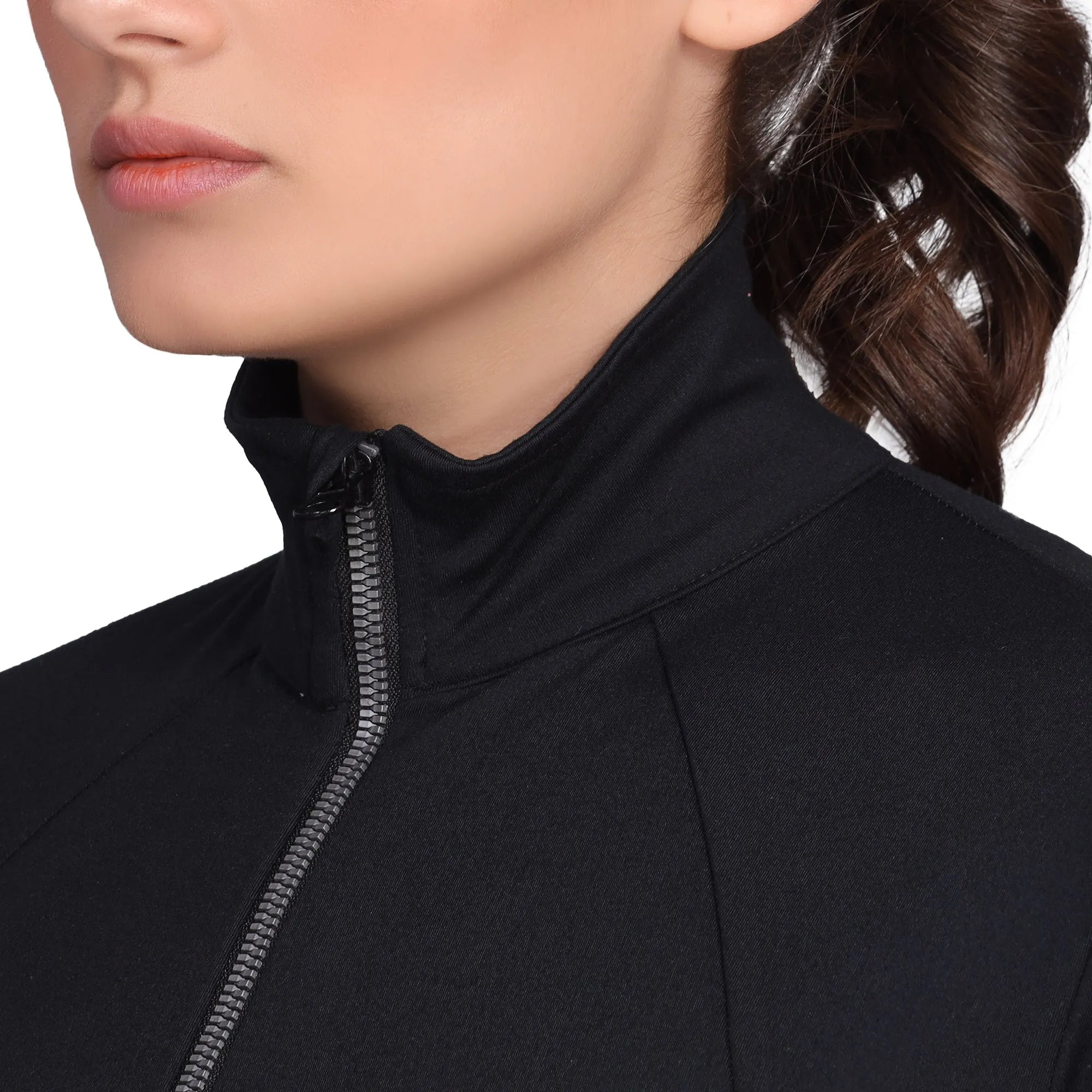 SOFT TOUCH ZIP UP ATHLEISURE JACKET