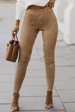 Solie Stretch Suede Pants