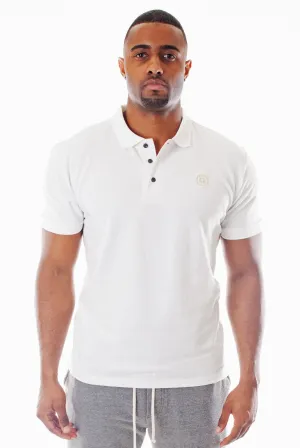 WHITE CLASSIC PIQUE POLO