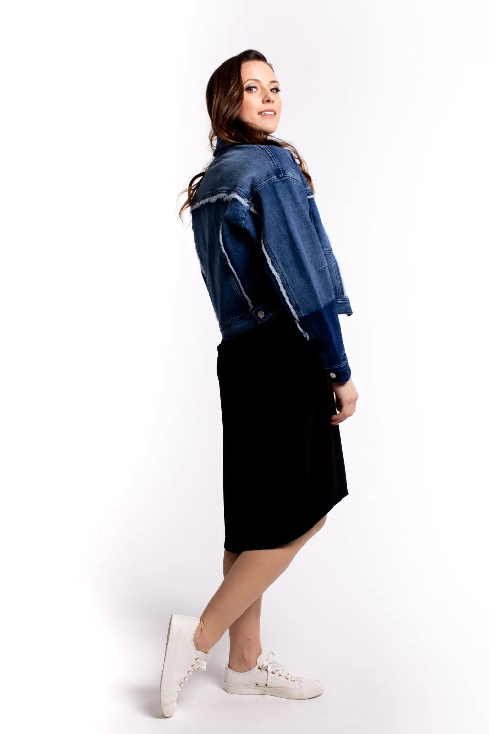 Zafina Mercer Jacket - Denim